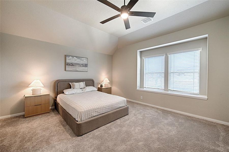 Furnished interior view inside a new home in Parks at Panchasarp Farms, Burleson (Image 28).