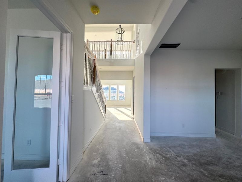 Actual progress of your home.