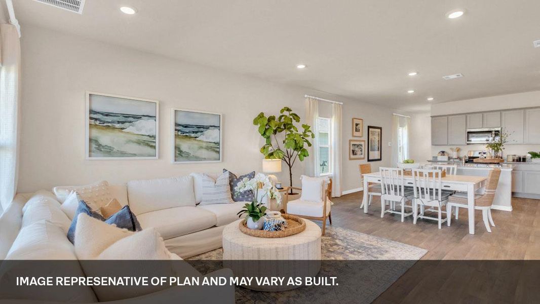 Furnished interior view inside a new home in Southgrove, Kyle (Image 13).