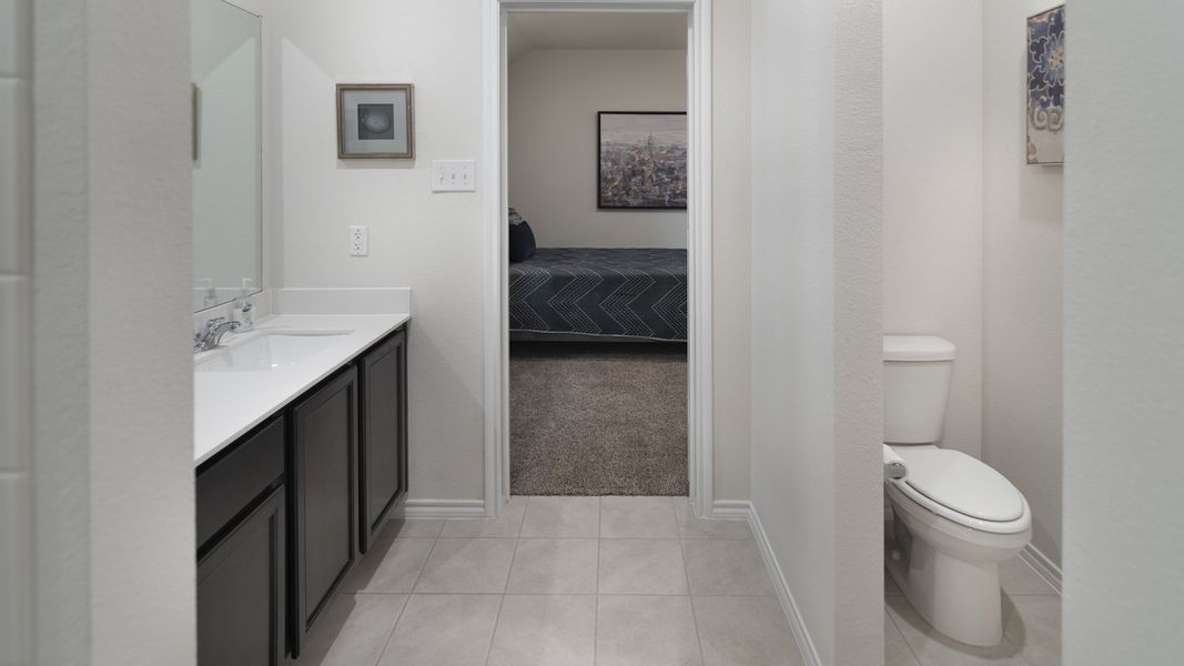 Furnished interior view inside a new home in Wildcat Ranch, Crandall (Image 5).