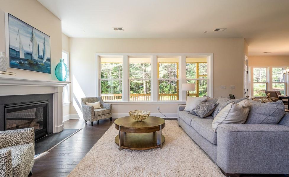 Representative furnished interior of a home built from the Augusta by Greybrook Homes in Shepherds Trace, Clover (Image 8).