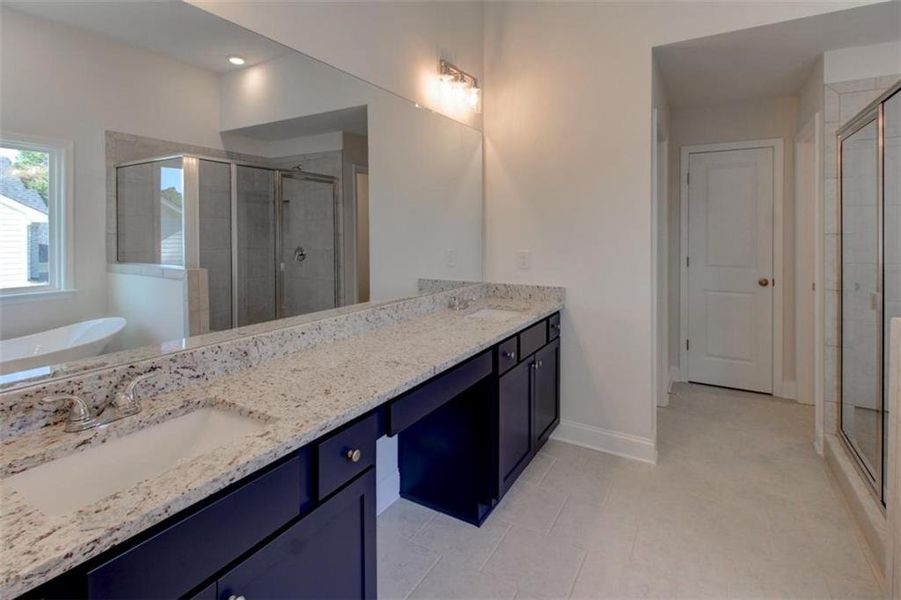Furnished interior view inside a new home in , Conyers (Image 7).