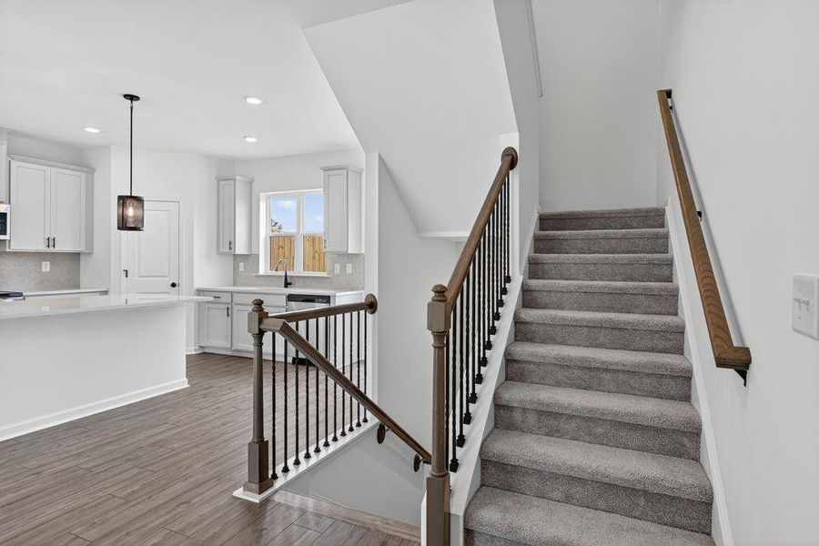 Furnished interior view inside a new home in Rosewood Farm, Lawrenceville (Image 7).