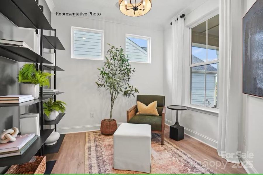 Furnished interior view inside a new home in Carolina Riverside, Belmont (Image 8).