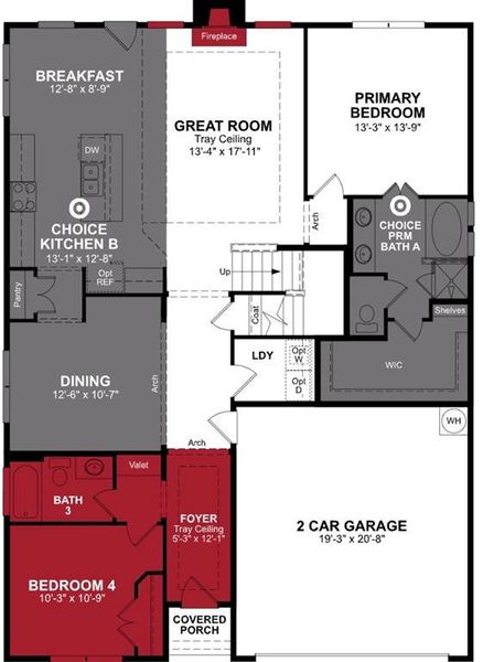 Beazer Homes Spiritas Ranch Avalon plan