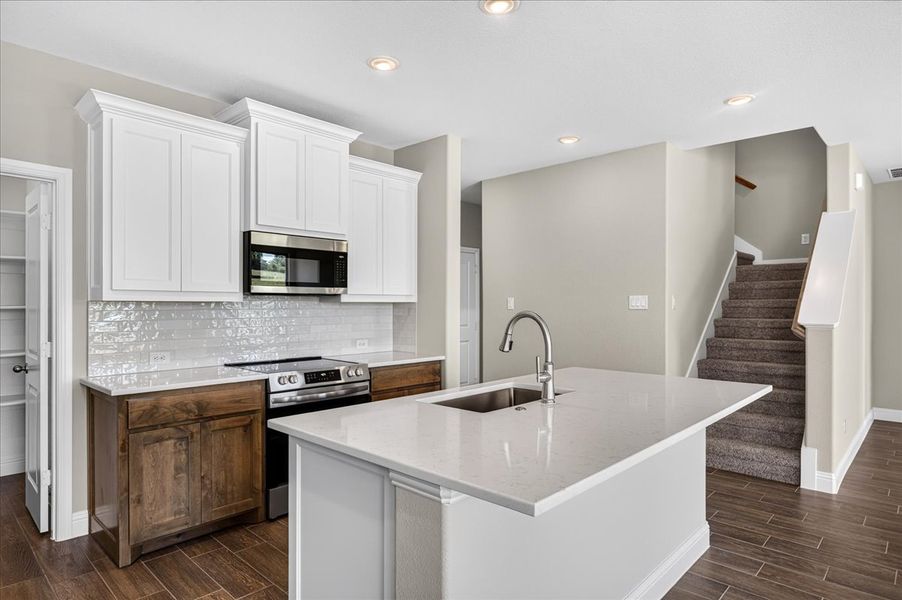 Furnished interior view inside a new home in The Ranches at Valley View, Springtown (Image 13).