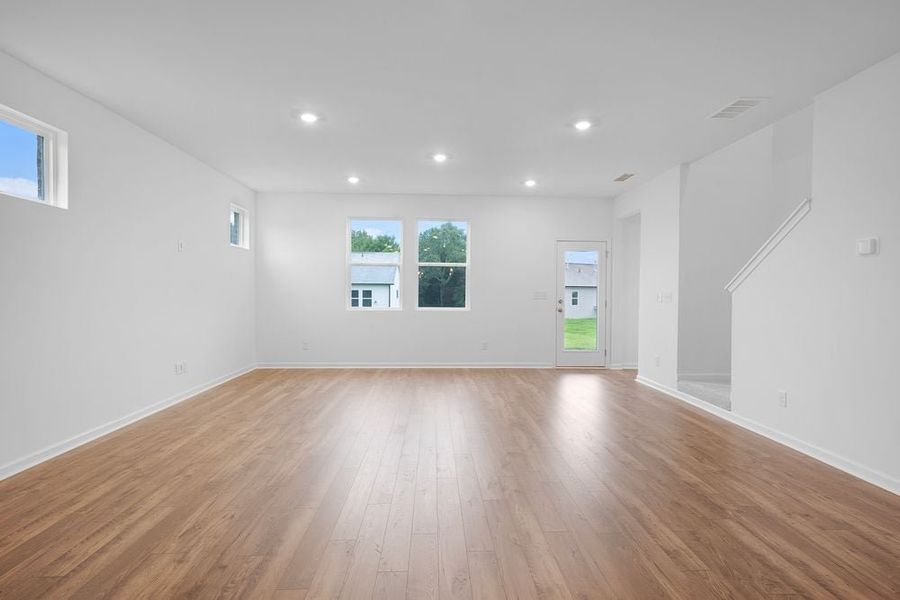 Representative unfurnished interior of a home built from the Norcross by Taylor Morrison in Weatherfield, Buford (Image 14).