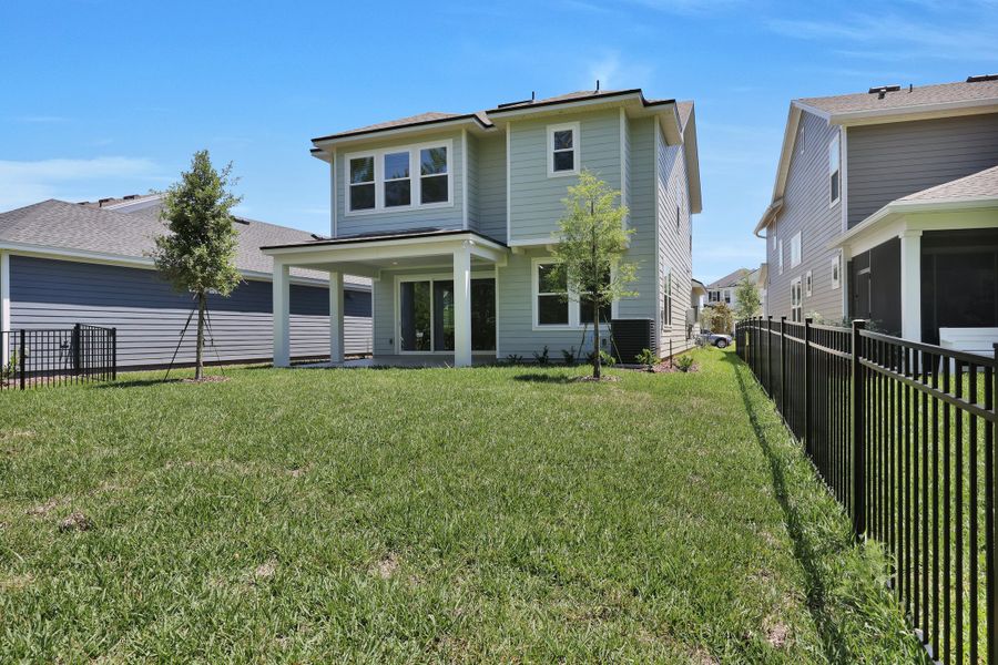 Representative exterior details of a home built from the Miramar by Riverside Homes in Mariposa at EverRange, Jacksonville (Image 38).