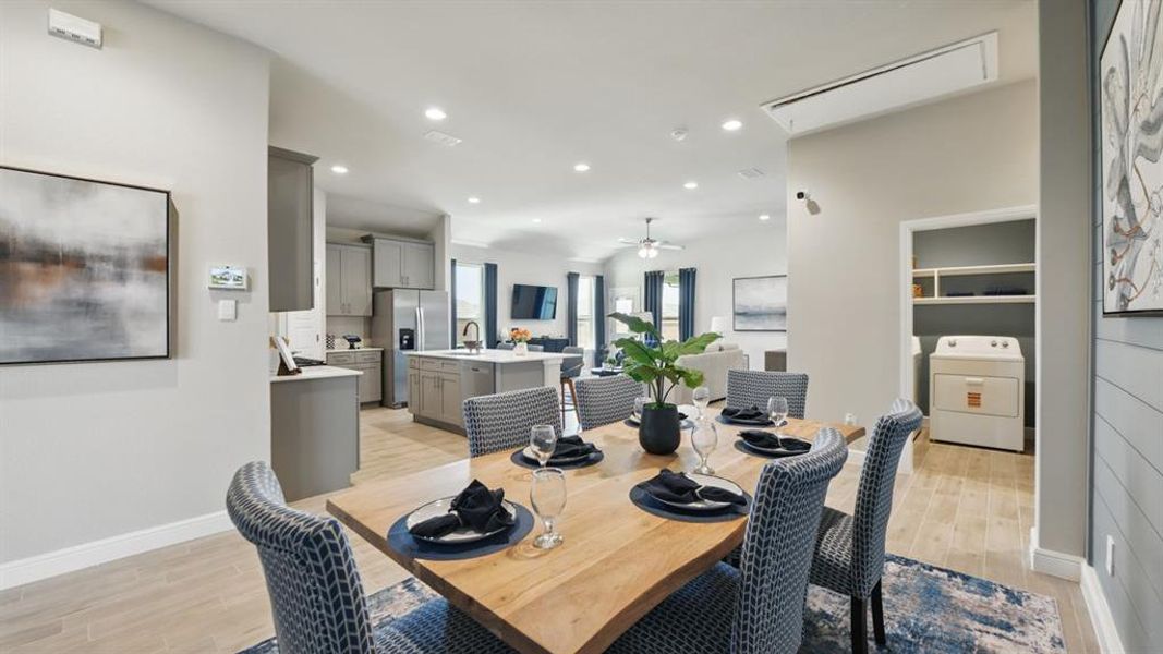 Furnished interior view inside a new home in Rock Creek West, Fort Worth (Image 9).