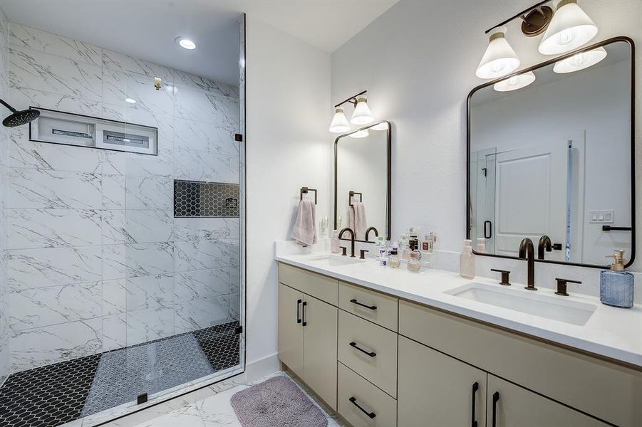 Furnished interior view inside a new home in , Granbury (Image 27). Furnished interior view inside a new home in , Granbury (Image 27).