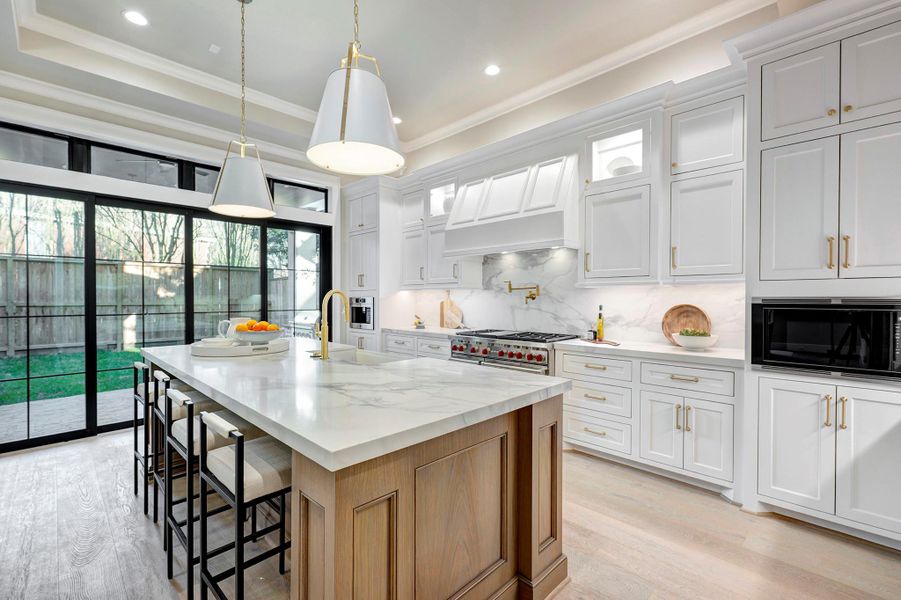 Furnished interior view inside a new home in , Houston (Image 9).