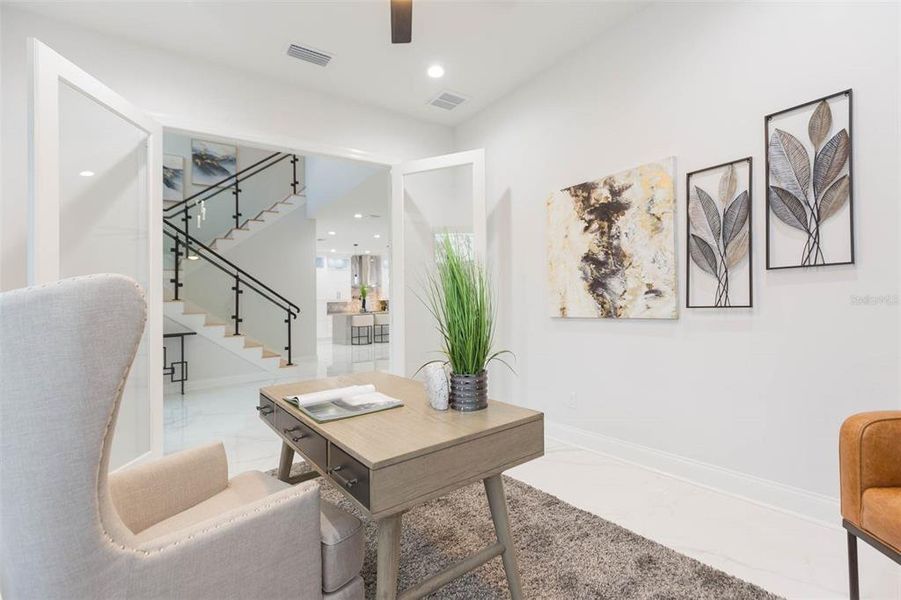 Furnished interior view inside a new home in , Tampa (Image 33). Furnished interior view inside a new home in , Tampa (Image 33).