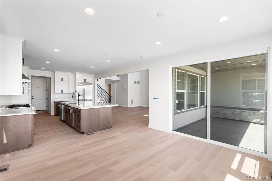 Furnished interior view inside a new home in Luxe at The Canyons, Castle Pines (Image 16).
