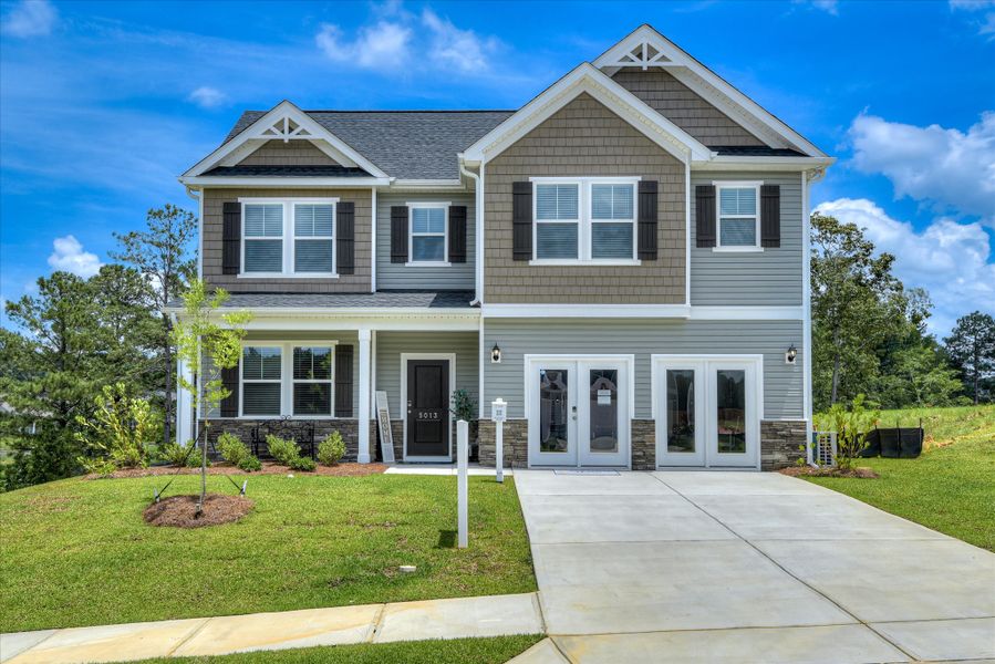 Representative exterior photo of a completed home built from the Insha by Veranda Homes in Heritage Bay, Sumter, SC (Image 25).