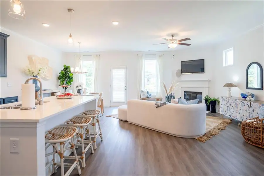 Furnished interior view inside a new home in Somerset at Riverbrook, Gainesville (Image 16).