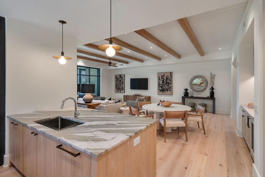 Furnished interior view inside a new home in , Kiawah Island (Image 27).
