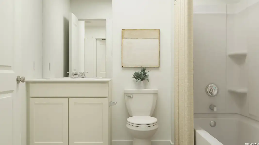 Furnished interior view inside a new home in Ridge View Estates, Seguin (Image 14).