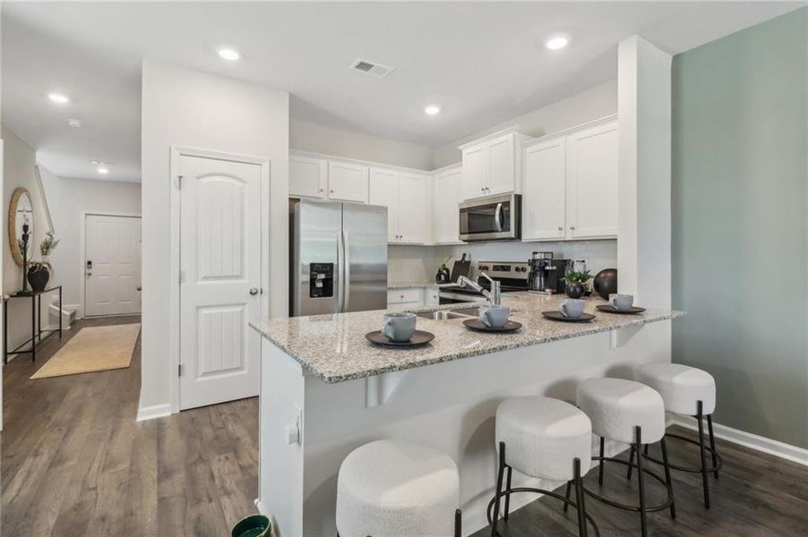 Furnished interior view inside a new home in , Atlanta (Image 16).