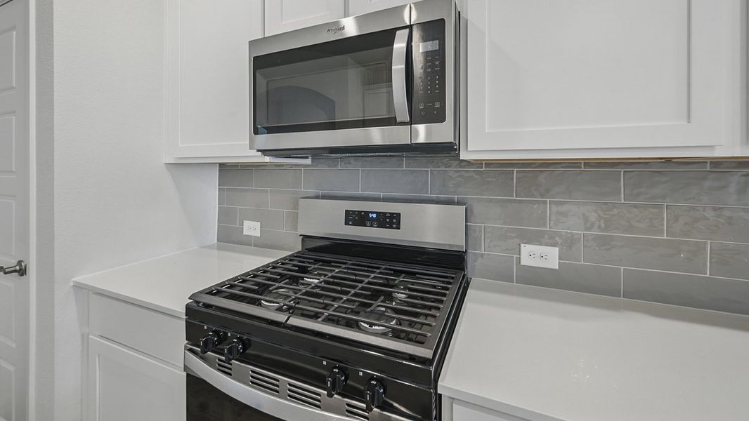 Close-up of interior finishes inside a home in Fireside by the Lake, Garland (Image 13).