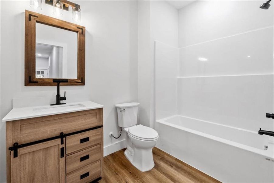 Furnished interior view inside a new home in , Ellijay (Image 8).