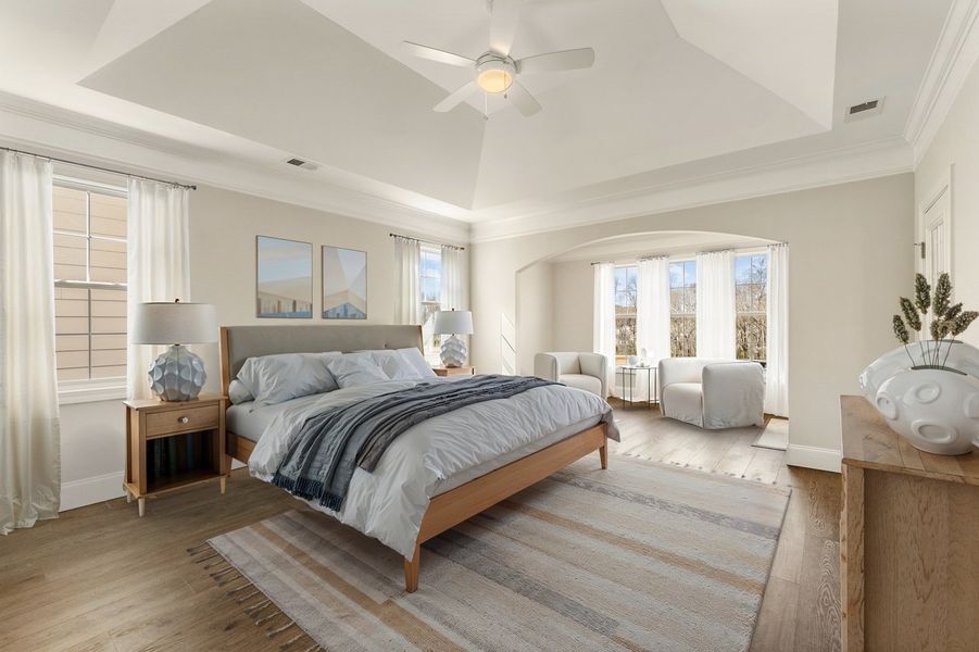 Representative furnished interior of a home built from the Byrnes II - Elite Collection by Mungo Homes in Suter Estates, Easley (Image 9).