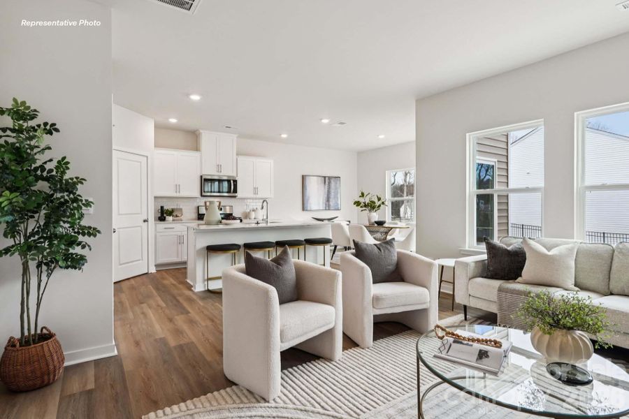 Furnished interior view inside a new home in Villages of Maiden, Maiden (Image 10). Furnished interior view inside a new home in Villages of Maiden, Maiden (Image 10).