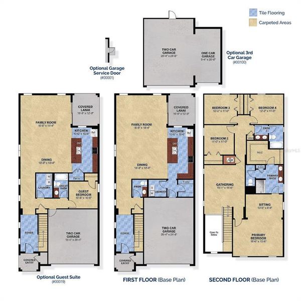 2D floor plan layout of this home in Eagletail Landings, Howey-in-the-Hills, FL (Image 3). 2D floor plan layout of this home in Eagletail Landings, Howey-in-the-Hills, FL (Image 3).