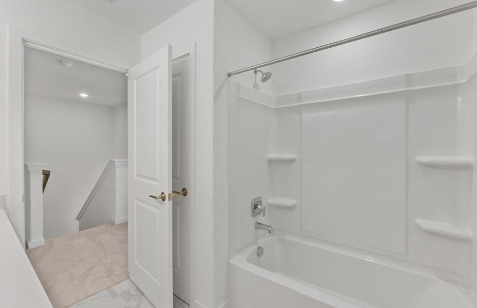 Furnished interior view inside a new home in Monarch on Main, Round Rock (Image 10). Furnished interior view inside a new home in Monarch on Main, Round Rock (Image 10).