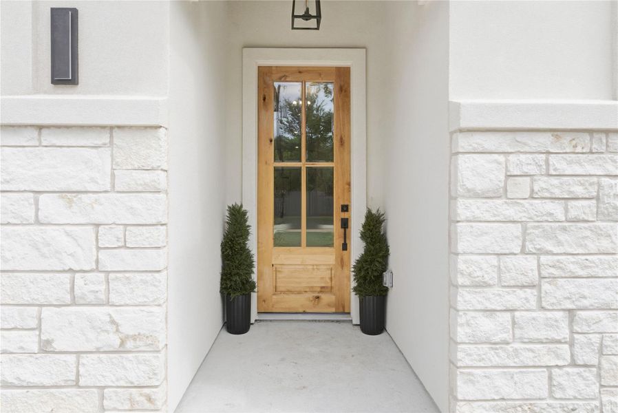 Entrance to property