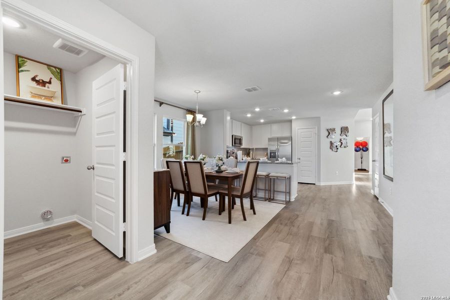 Furnished interior view inside a new home in Red Hawk Landing, San Antonio (Image 7).