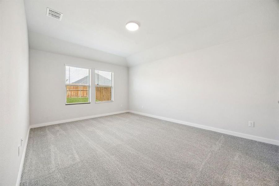 Primary Suite in the Emmy II home plan by Trophy Signature Homes - REPRESENTATIVE PHOTO