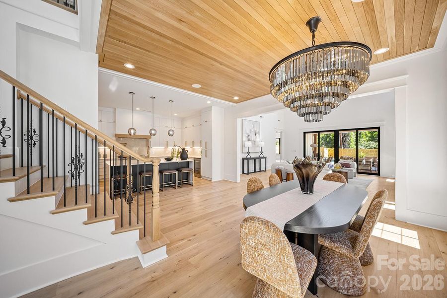 Furnished interior view inside a new home in , Charlotte (Image 11).