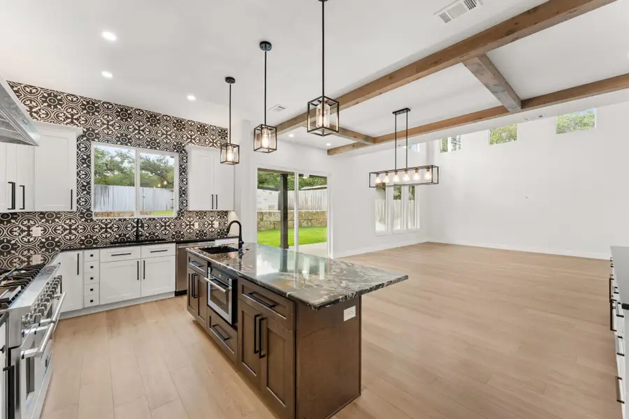 Furnished interior view inside a new home in , Leander (Image 9).