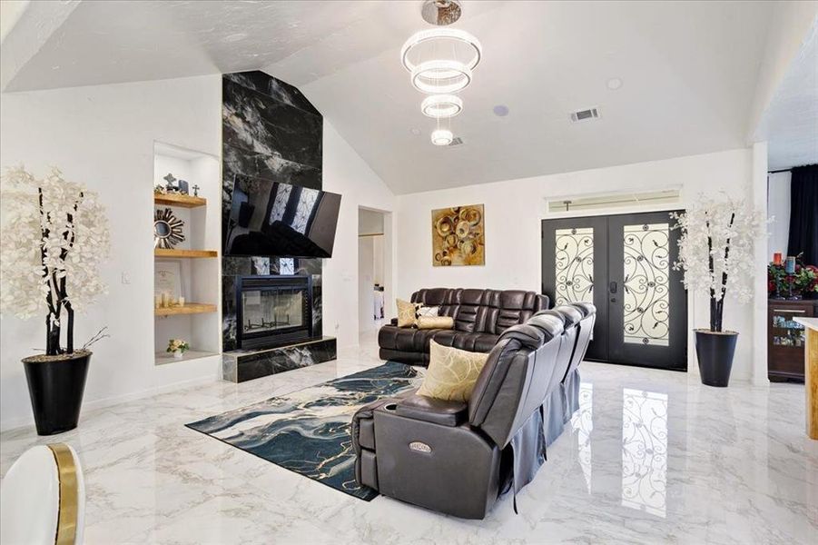 Furnished interior view inside a new home in , Pittsburg (Image 28).