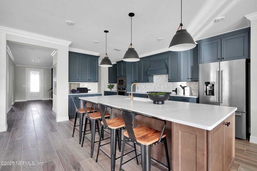 Furnished interior view inside a new home in Del Webb Wildlight, Yulee (Image 5). Furnished interior view inside a new home in Del Webb Wildlight, Yulee (Image 5).