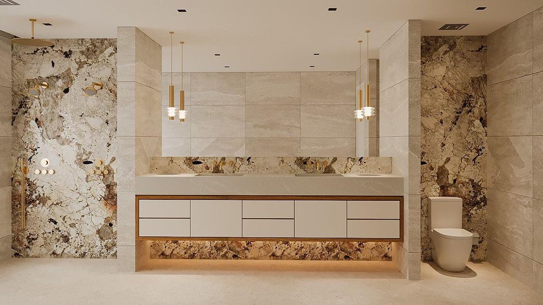 Furnished interior view inside a new home in , Delray Beach (Image 5).