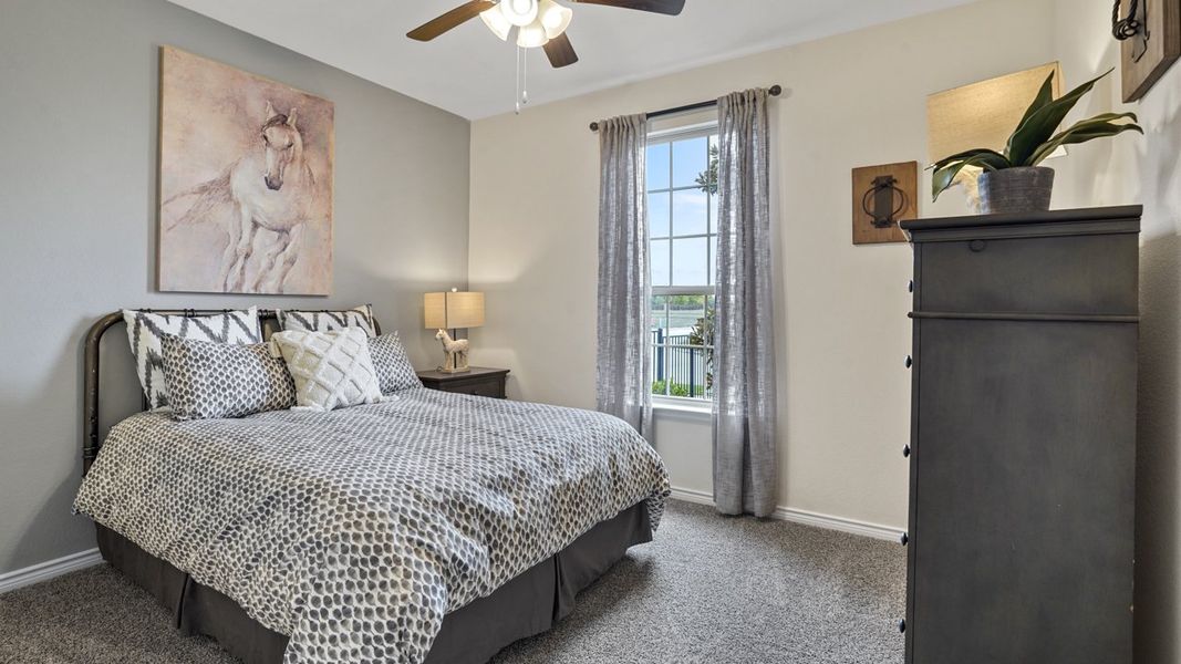 Furnished interior view inside a new home in Lakewood Trails, Forney (Image 20).