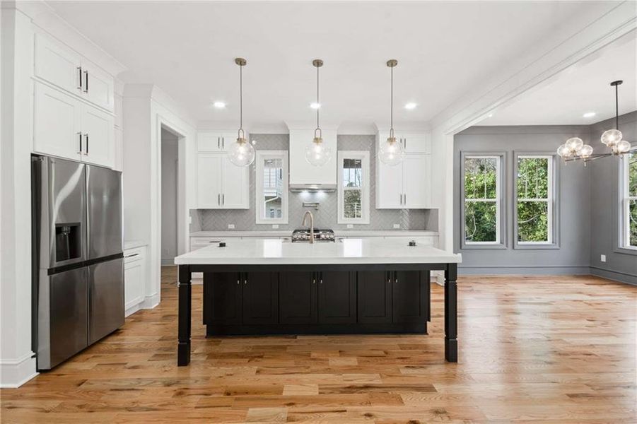 Furnished interior view inside a new home in , Atlanta (Image 12). Furnished interior view inside a new home in , Atlanta (Image 12).