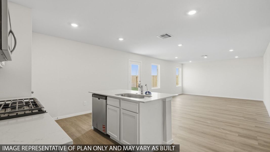 Furnished interior view inside a new home in Lexington Heights, Willis (Image 9).