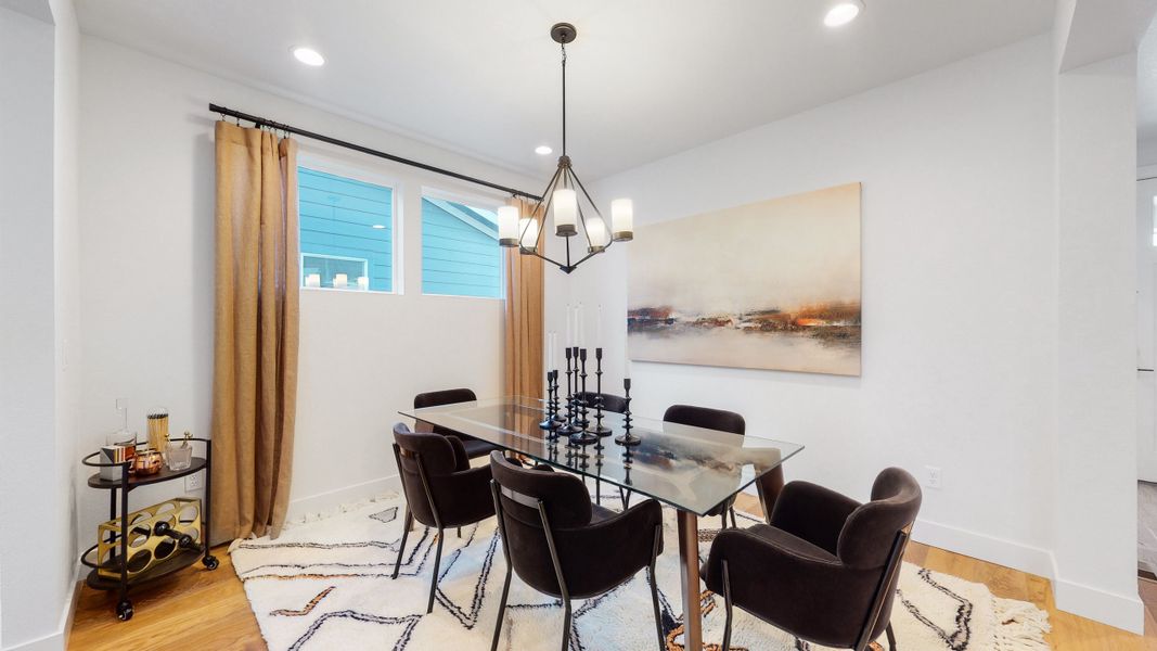 Furnished interior view inside a new home in Arras Park, Thornton (Image 7).