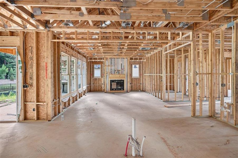 In-progress construction of a new home in , Statham, GA (Image 7).