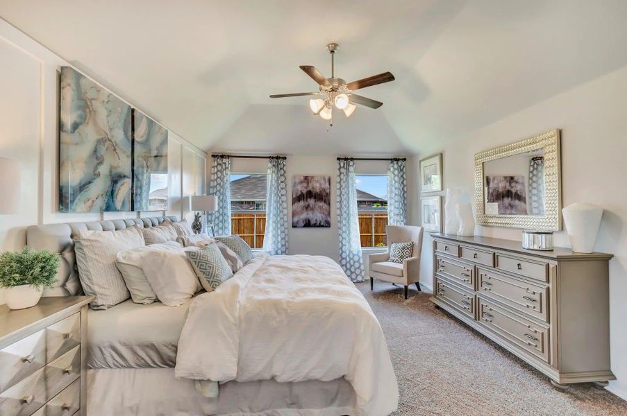 Primary Bedroom | Concept 1730 at Chisholm Hills in Cleburne, TX by Landsea Homes