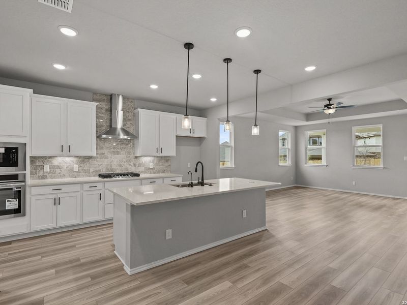 Furnished interior view inside a new home in Horizon Pointe, Converse (Image 10).