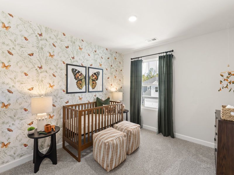 The Dallas offers two secondary bedrooms, perfect for kids or guests.