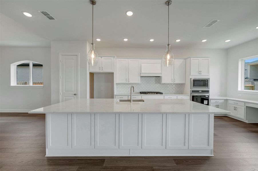 Furnished interior view inside a new home in Brookewater - Ascent Collection, Rosenberg (Image 7).