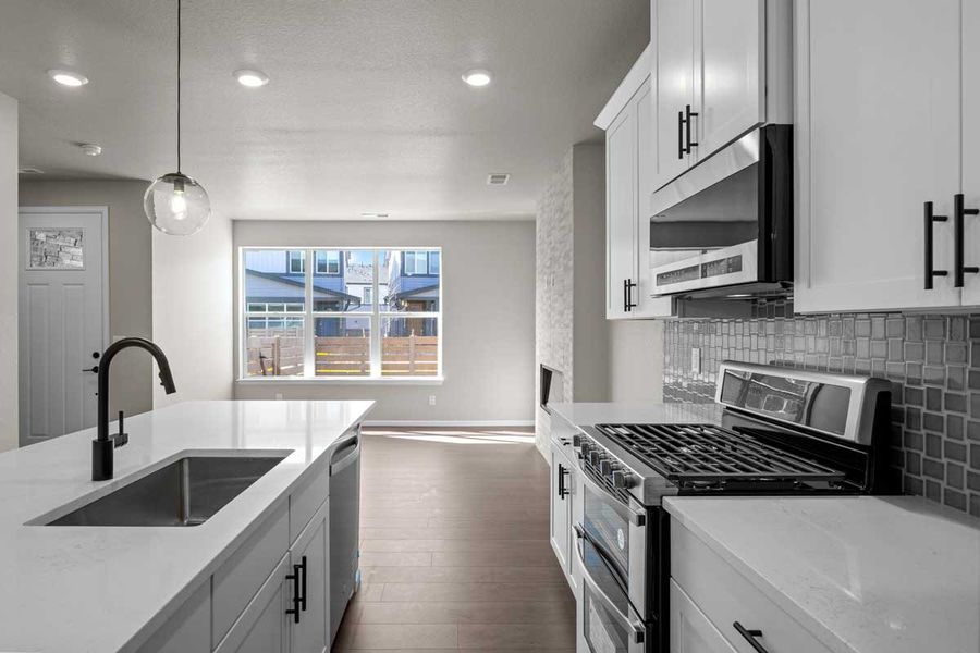 Furnished interior view inside a new home in Ralston Creek, Arvada (Image 11).