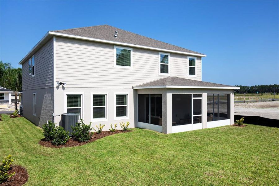 Exterior Rear- Screened-in Patio