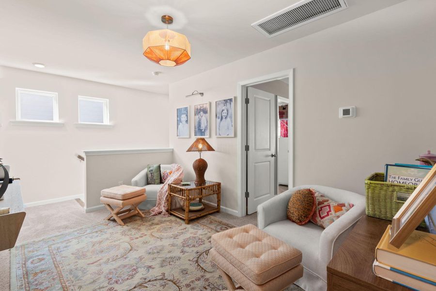 Furnished interior view inside a new home in The Ponds, Summerville (Image 28). Furnished interior view inside a new home in The Ponds, Summerville (Image 28).