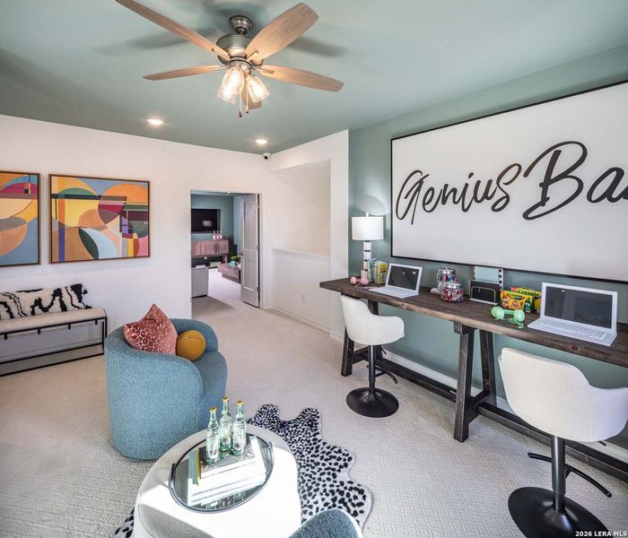 Furnished interior view inside a new home in VIDA, San Antonio (Image 4).