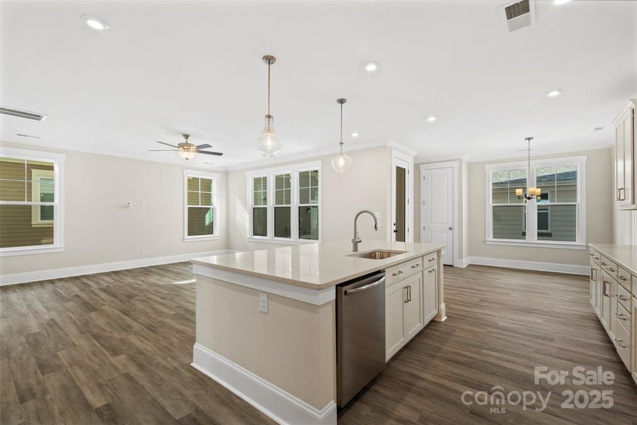 Furnished interior view inside a new home in Riverwalk, Rock Hill (Image 11).